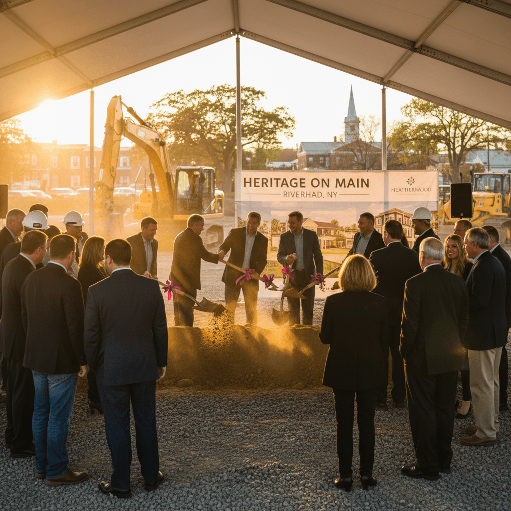 Heatherwood Breaks Ground on $82M Heritage on Main in Riverhead
