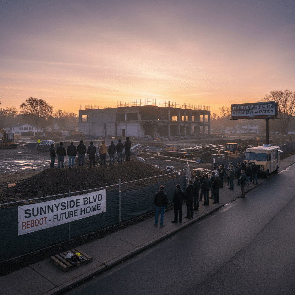 Plainview Construction Boom: $15M Sunnyside Blvd Reboot Underway