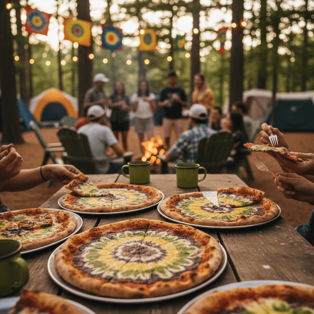 Camp Rubirosa Opens in East Hampton: Nolita's Beloved Pizzeria Brings Tie-Dye Pies and Sleepaway Camp Vibes to the Hamptons