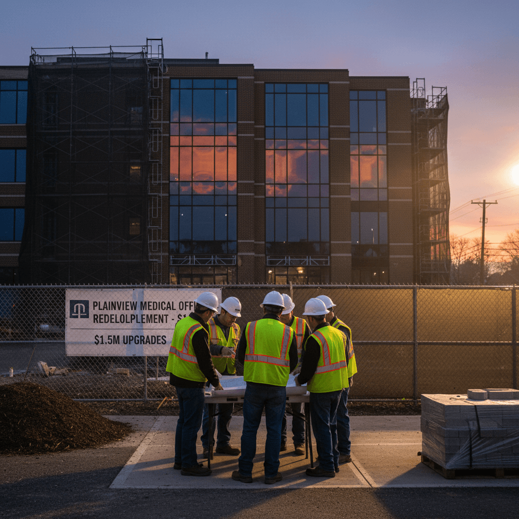 Plainview Medical Office Redevelopment Nears Completion with $1.5M Upgrades